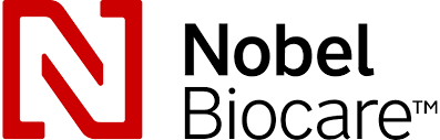 The nobel biocare logo with red N icon and black letters